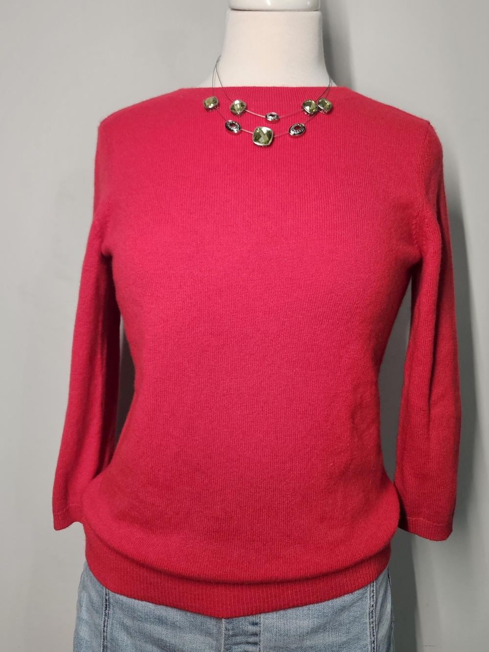Talbots Cashmere Red Sweater